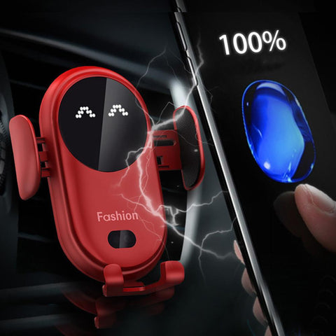 Car Wireless Charger Holder Auto Infrared Sensor-Veeddydropshipping