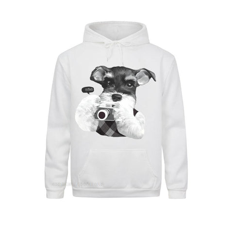 Hoodie Men's Fun Schnauzer Camera Shirt Fashion Top-Veeddydropshipping