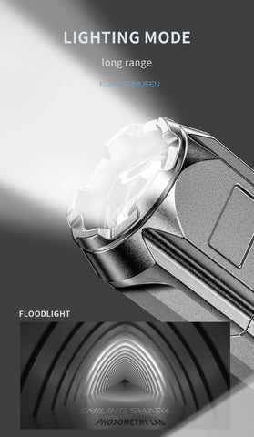 Flashlight Outdoor Lighting Lamp Telescopic Zoom Strong Light Flashlight USB-TI00787-Veeddydropshipping