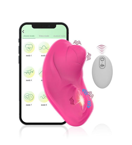 Ear vibrator female sex toys G-spot clitoral stimulator 12 modes remote control -BH01198-Veeddydropshipping