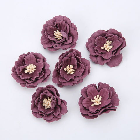 Artificial Microfiber Fake Flowes Heads-HA00705-Veeddydropshipping