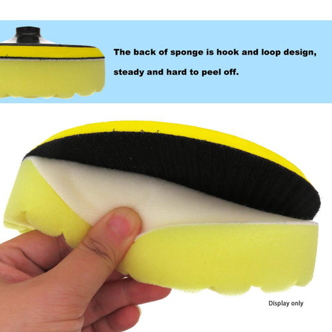 6 Inch 5pcs/Set Sponge Polishing Pad Waxing Buffing Pad Kit-AM00509-Veeddydropshipping