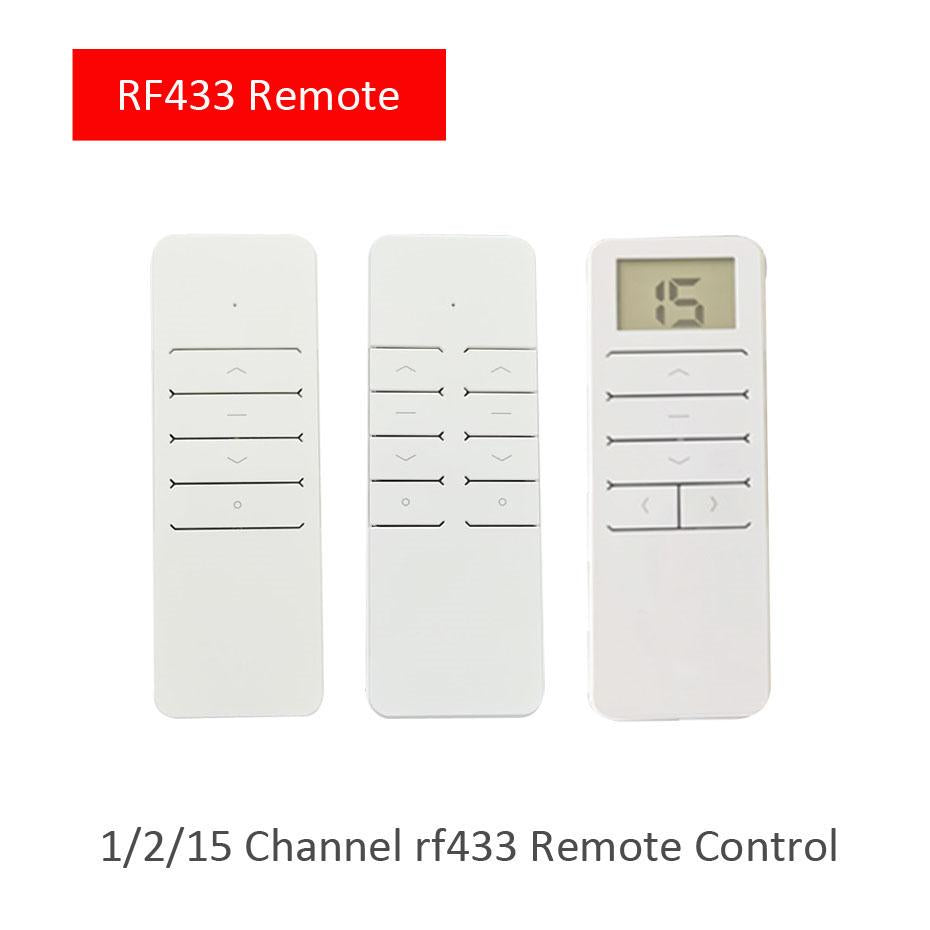 New RF433 Remote Controller 1/2/15 Channel for Dooya RF433 Curtain-TI01060-Veeddydropshipping