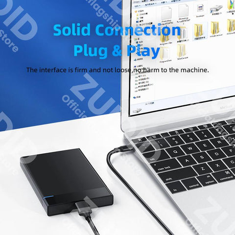 10Gbps USB3.2 to USB Type C SuperSpeed Data Cable for SSD M2 Enclosure NVME M2 3A-PA01026-Veeddydropshipping
