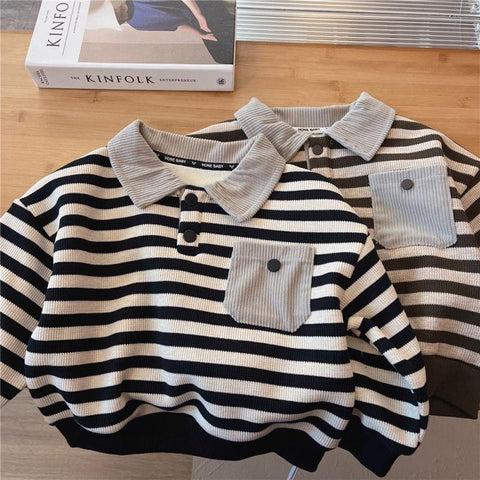 Toddler Kid Baby Boys Autumn Winter Patchwork-Veeddydropshipping