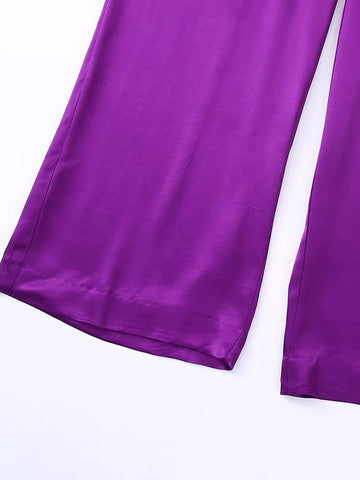 Women Fashion Suit Silk Bowed Blazer-Veeddydropshipping