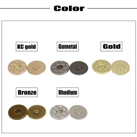 Magnetic Snap Fasteners Clasps Buttons Handbag-HA00096-Veeddydropshipping