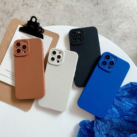 Case For iPhone 14 Pro Max 13 12 11 XS 8 7 SE Shockproof Silicone Cover Colours-PA00106+Veeddydropshipping