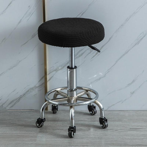 Round Elastic Bar Stool Covers Round Chair Cover-HA00408-Veeddydropshipping