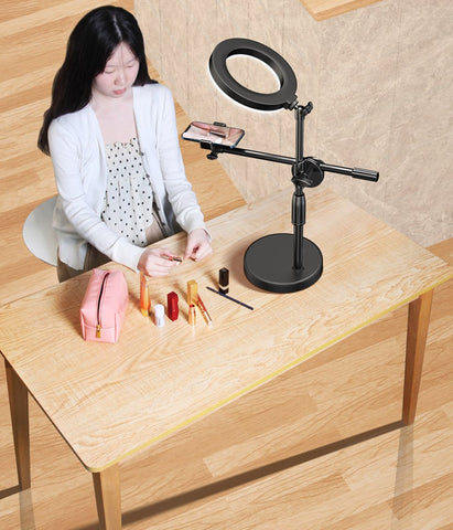LED Ring Light Mobile Phone Live Broadcast Bracket Tripod Boom Arm -CE00509-Veeddydropshipping
