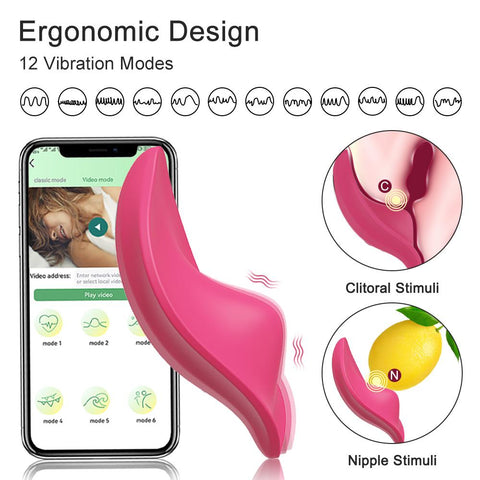Bluetooth APP Vibrator Female Wireless Remote Control Wearable  Vibrating Egg -BH01285-Veeddydropshipping