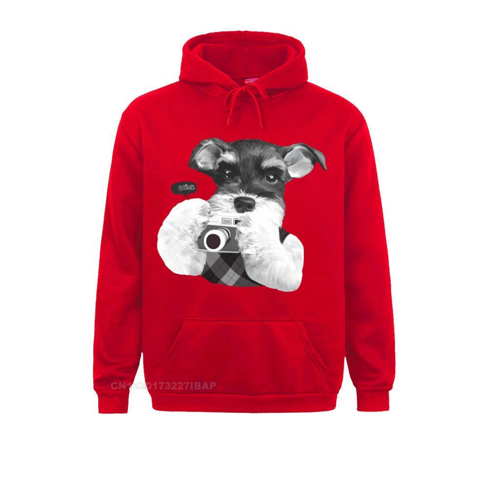 Hoodie Men's Fun Schnauzer Camera Shirt Fashion Top-Veeddydropshipping