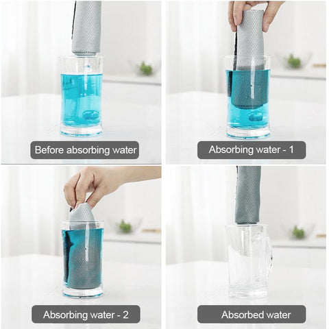 Microfiber Glass Cleaning Cloth Rag-HA01079-Veeddydropshipping