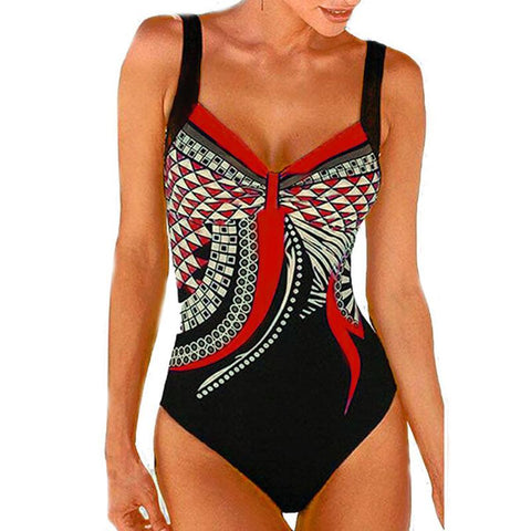 Fashion One Piece Swimsuit Women Beach Wear Swimwear With Pad Wire Free -OS00266-Veeddydropshipping