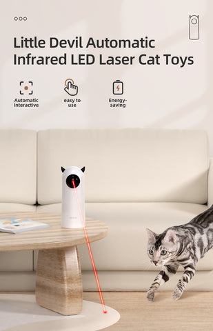 Automatic Cat Toys Smart Teasing Pet LED Laser-HA01453-Veeddydropshipping