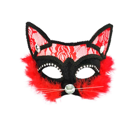 Cosplay Leather Cat Mask Bdsm Fetish-WF01613-Veeddydropshipping
