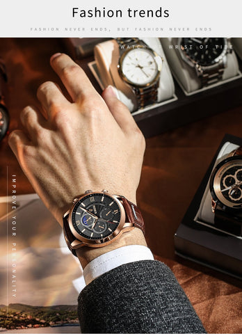 Watches Luxury Leather Casual Quartz Watch Men-JW00650-Veeddydropshipping