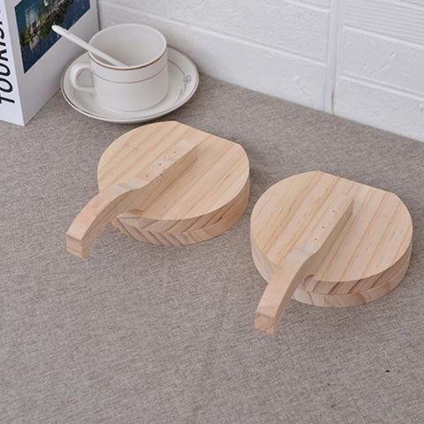 Solid Wood Dough Press Tool Dumpling Skin Presser-HA01190-Veeddydropshipping