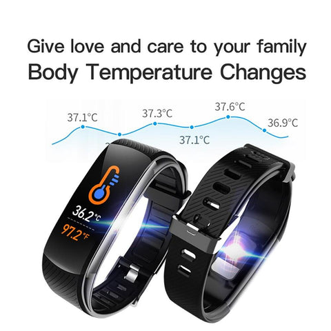 SmartWatch Men Women Waterproof Temperature Monitor Smartwatch-CE00744-Veeddydropshipping