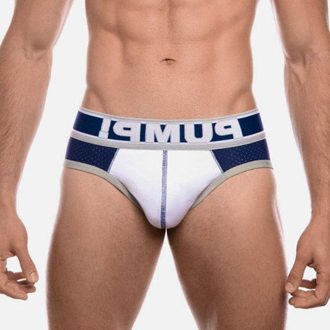 Bikini  Briefs Slip Cotton Mens Panties Breathable Gay-MF01554-Veeddydropshipping