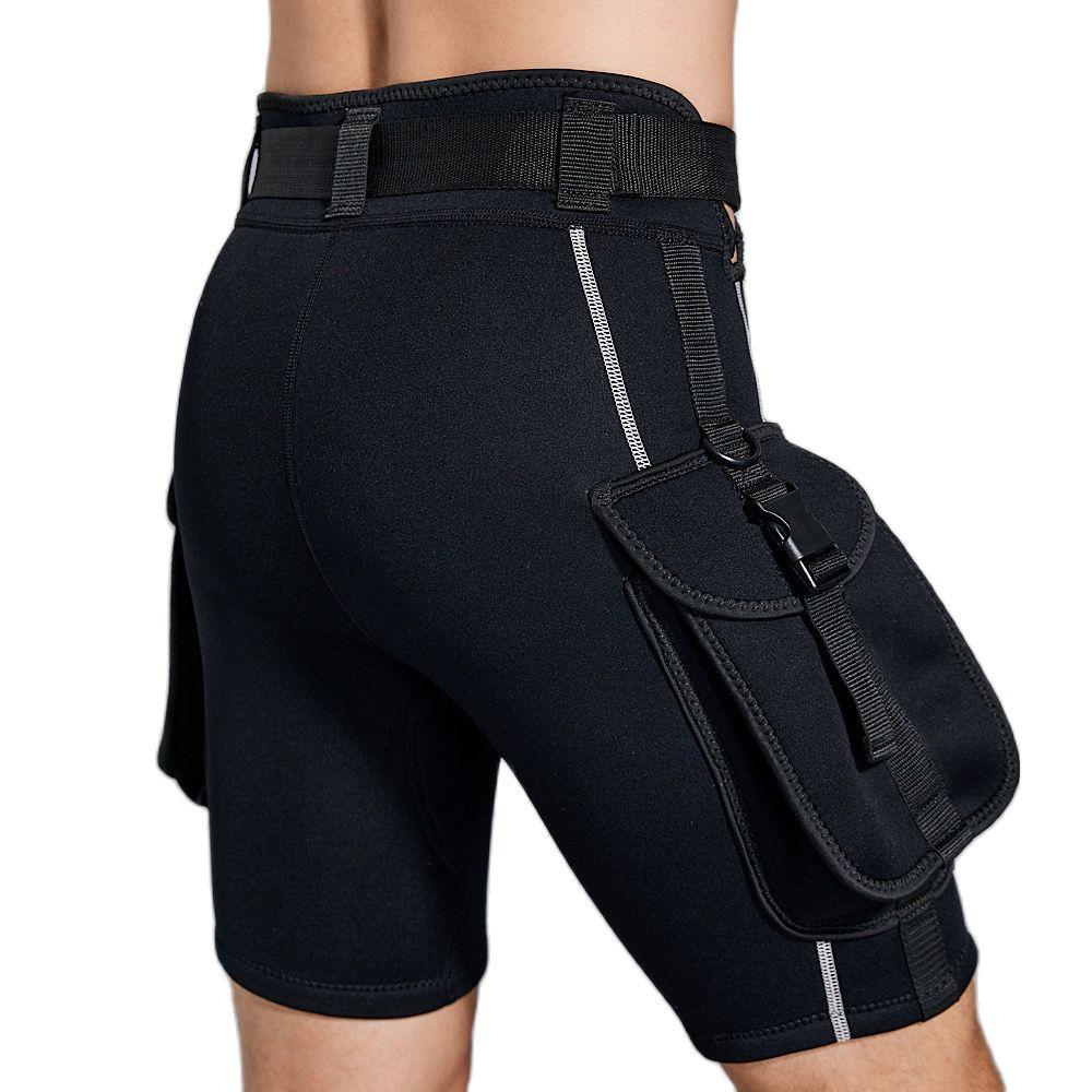 New Scuba Diving Shorts with Pocket 2mm Neoprene Tech Shorts Wetsuits Spearfishing -OS00204-Veeddydropshipping