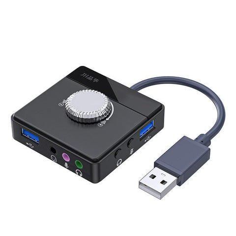 External Sound Card  Volume Adjustable Audio Adapter-CO00165-Veeddydropshipping