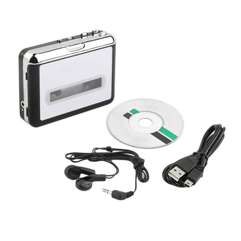 Handheld USB Cassette Capture Tape Professional MP3 Player Rechargable -CE00914-Veeddydropshipping