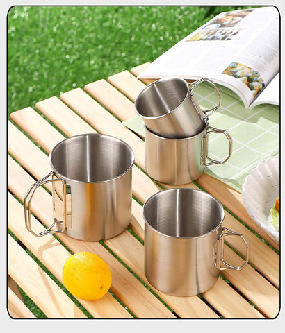 water cup Carry-on outdoor camping picnic with cups Vintage mugs-OS01263-Veeddydropshipping