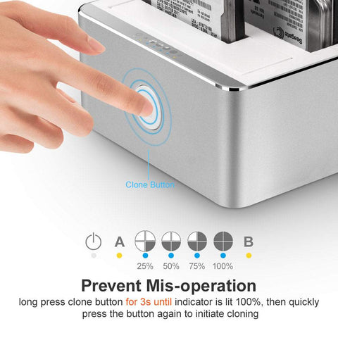 Dual  Docking Station Hard Disk Drive with Offline Clon-CO00960-Veeddydropshipping