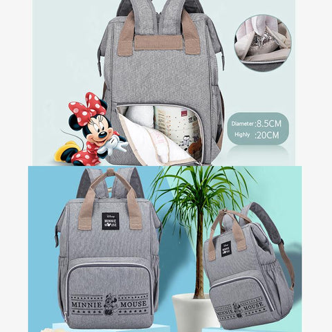 Disney Minnie Mickey Baby Bags for Mom Multifunctional Diaper Bag-TB00221-Veeddydropshipping