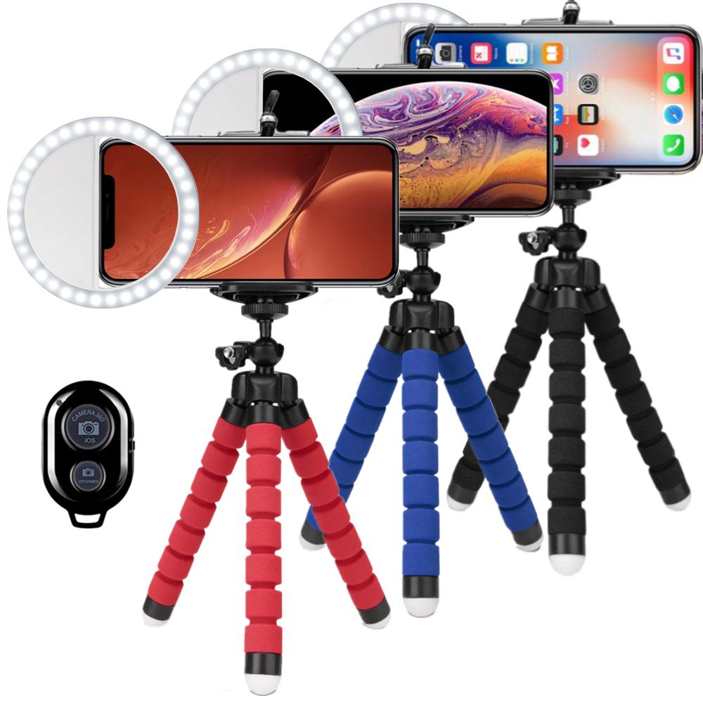 Selfie Ring Light Round Ring Lamp Ringlight With Tripod For Cell Phone Flash Light Led 36 Portable Clip-PA00824-Veeddydropshipping