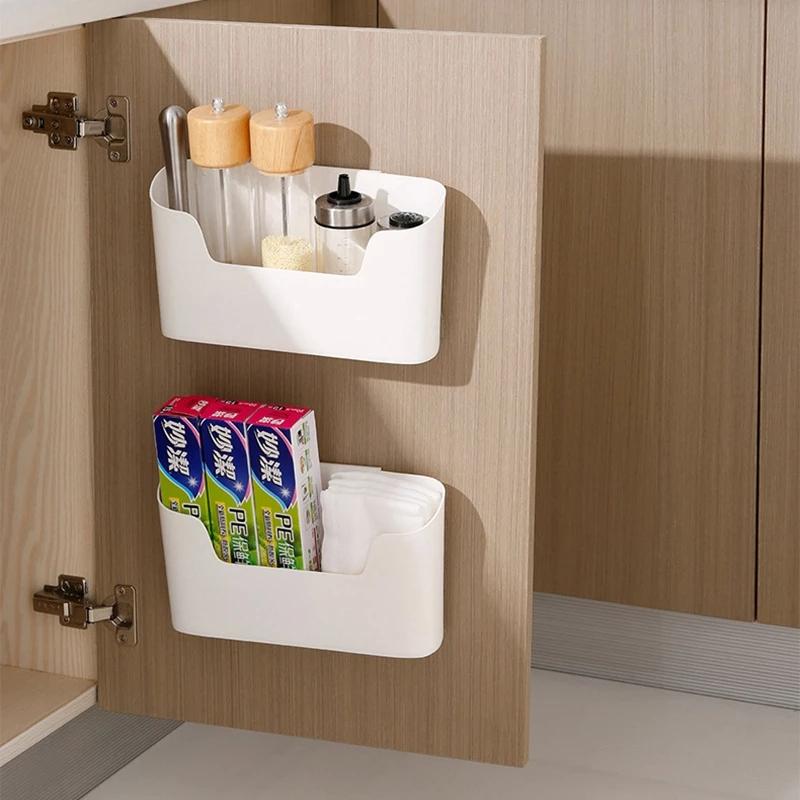 Wall Hanging Storage Box Bathroom Cosmetics Organizer-HA00876-Veeddydropshipping