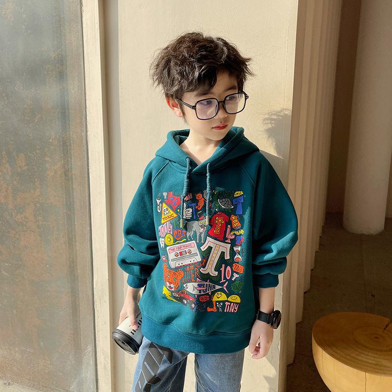 Baby clothing Spring Autumn Loose Hoodie Korean kids clothes-Veeddydropshipping