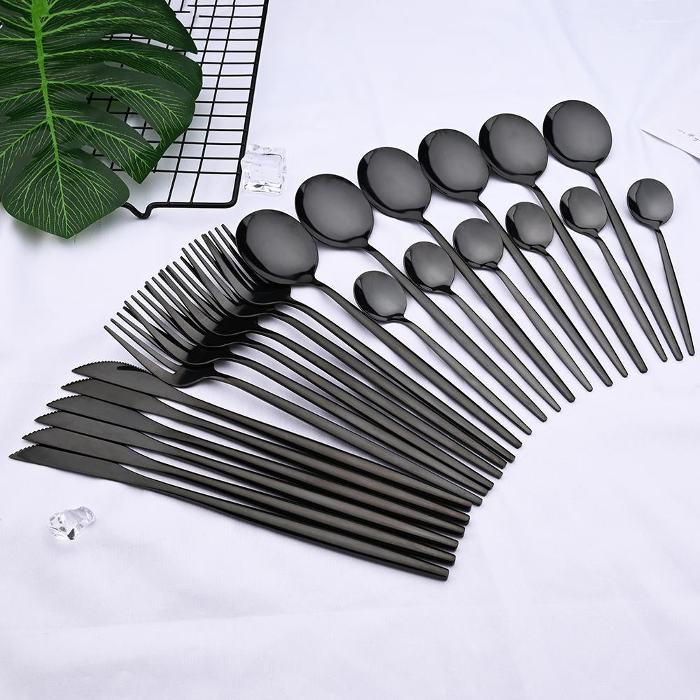 Western Dinnerware Set Fork Knife Spoon Tableware Set-HA01307-Veeddydropshipping