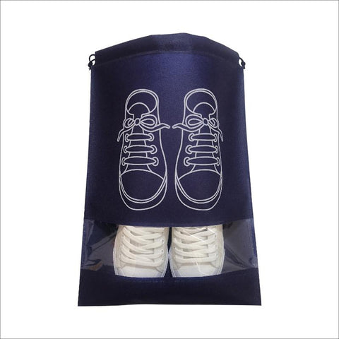 Shoe Dust Covers Drawstring Clear Storage Bag-HA01145-Veeddydropshipping
