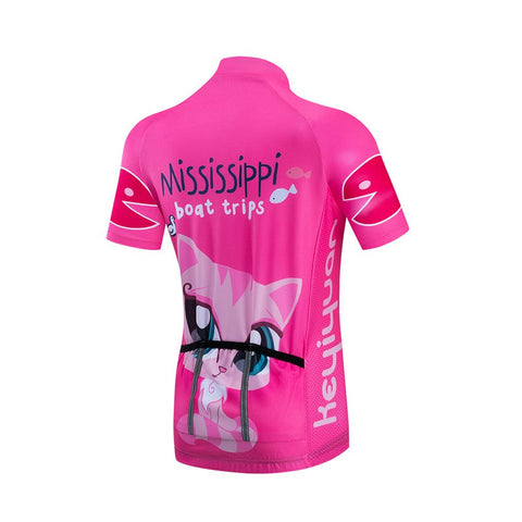 Cycling Jersey Kids Boy Girl Bike Mountain MTB Shirt Short sleeve Children Mountain -OS01209-Veeddydropshipping