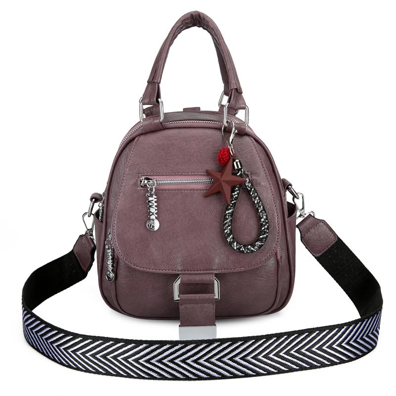 Soft PU Leather Korean Version Kawaii Fashion Backpack Multi-purpose-BS00049-Veeddydropshipping