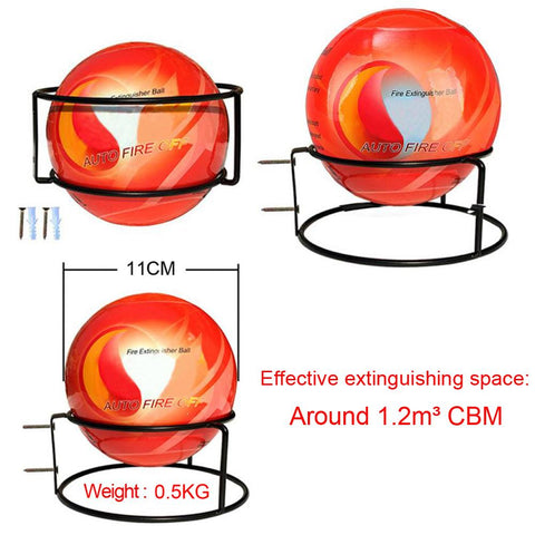 Fire Extinguisher Ball  With Mount Bracket-CO00625-Veeddydropshipping