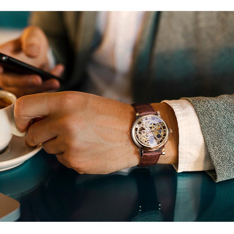 Mens Watches Top Brand Luxury Mechanical Skeleton Watch-JW00615-Veeddydropshipping