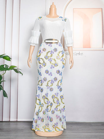 African Women Plus Size Evening Dresses-WF01530-Veeddydropshipping