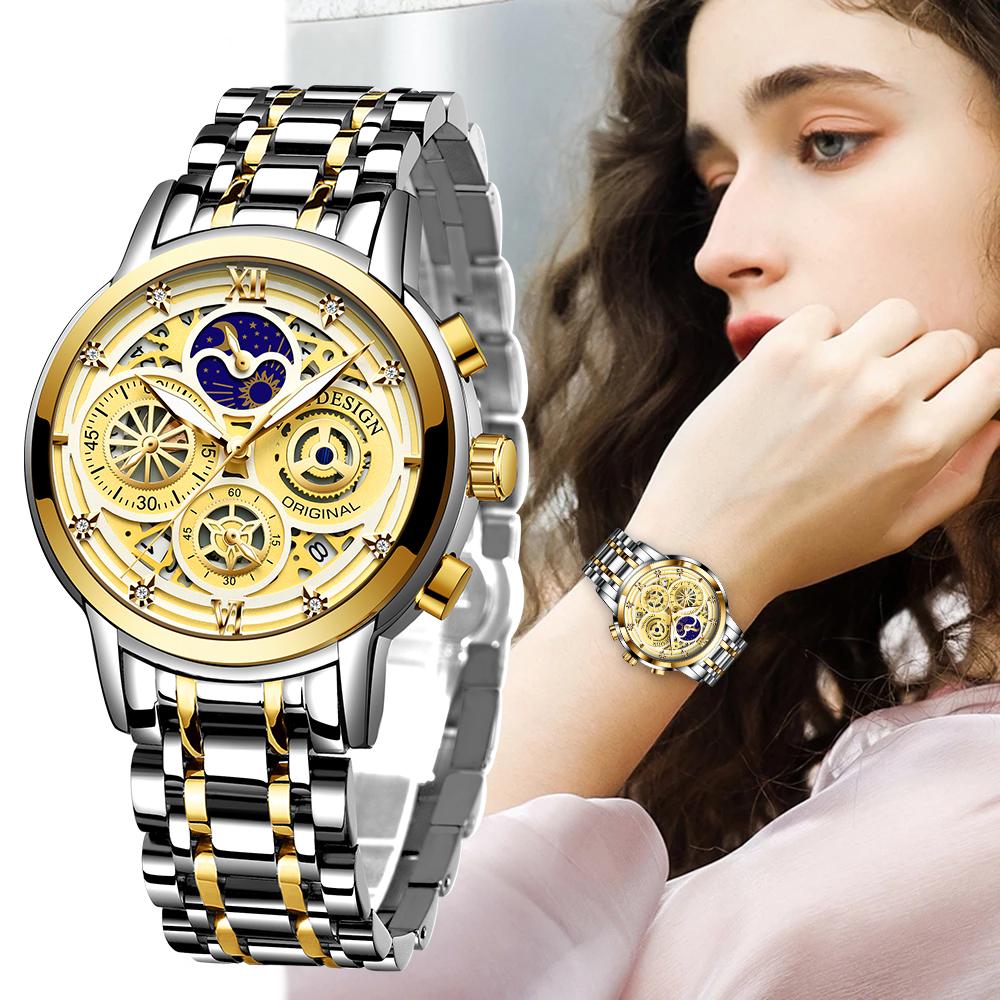 Luxury Fashion Waterproof Watch  Quartz Stainless Steel -JW00899-Veeddydropshipping
