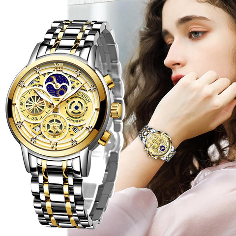 Luxury Fashion Waterproof Watch  Quartz Stainless Steel -JW00899-Veeddydropshipping
