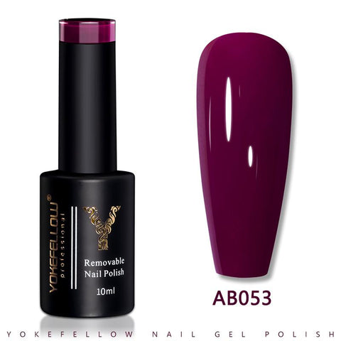 10ML Gel Nail Polish Sparkle Red Gel Polish Soak Off Nail Art -BH00986-Veeddydropshipping