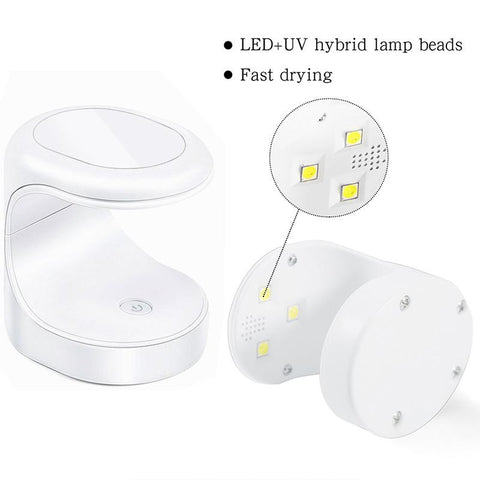 Mini Nail  Manicure Egg Design Machine Single Finger Nail Art Tool -BH01079-Veeddydropshipping
