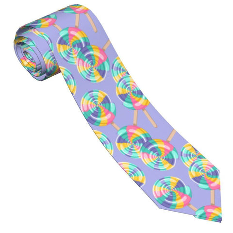 Spiral Necktie Unisex Polyester Neck Tie-WF01219-Veeddydropshipping