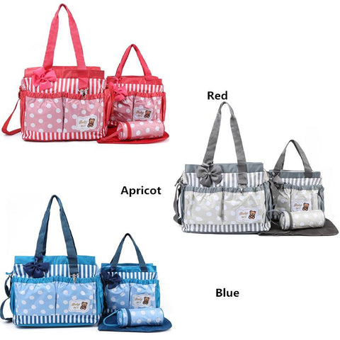 4Pcs/Lot Baby Tote Bag For Mothers Nappy Maternity Packages Outdoor-TB00255-Veeddydropshipping