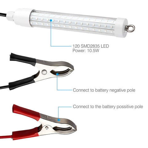 12V Fishing Light 126 2835SMD LED Underwater Submersible Fishing Light-TI00959-Veeddydropshipping