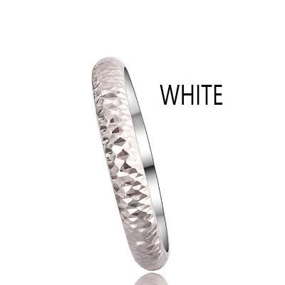 18k Pure Gold Ring Rose White Unisex Men Women Lover -JW00124- Veeddydropshipping