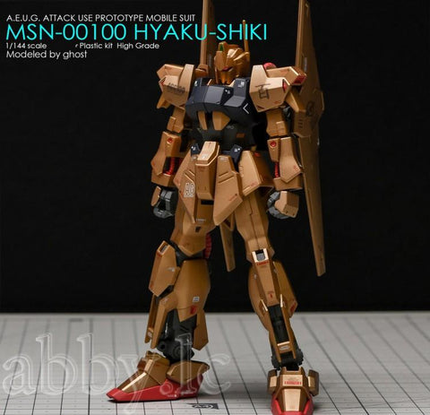 for HG UC 1/144 MSN-00100 Hyaku-Shiki 2016 ver Revive Renewal Water-TB01471-Veeddydropshipping