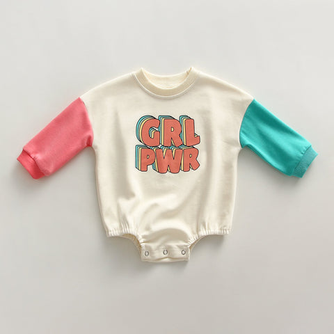 Baby Boys Girls Clothes Spring Print Baby Footed Romper Fashion-TB00314-Veeddydropshipping